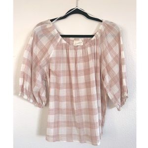 Universal Thread Boho/Hippie Plaid Top